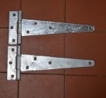 250 mm 10" Galvanised "SCOTCH" Tee Hinge for Stable, Garage Doors, Gates etc (119-10")